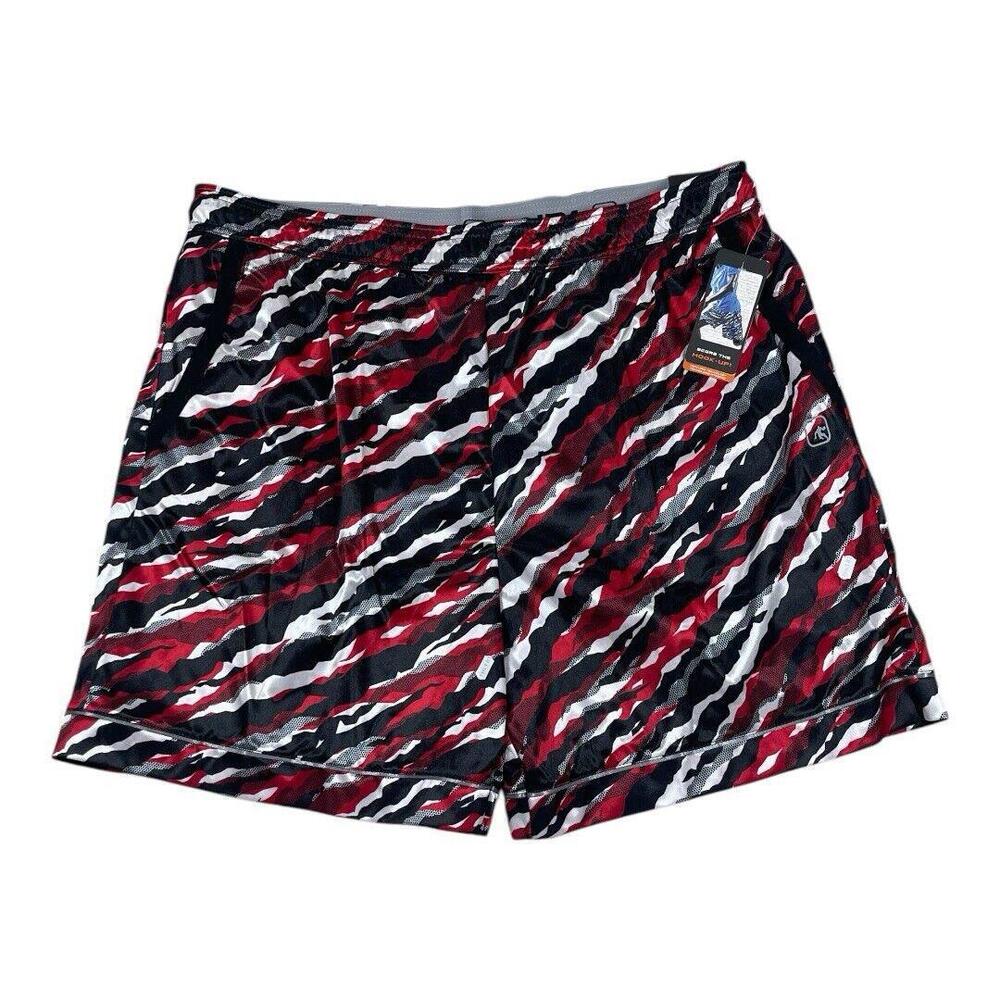 AND‎ 1 Red Camo Basketball Shorts XXXL  8” Inseem